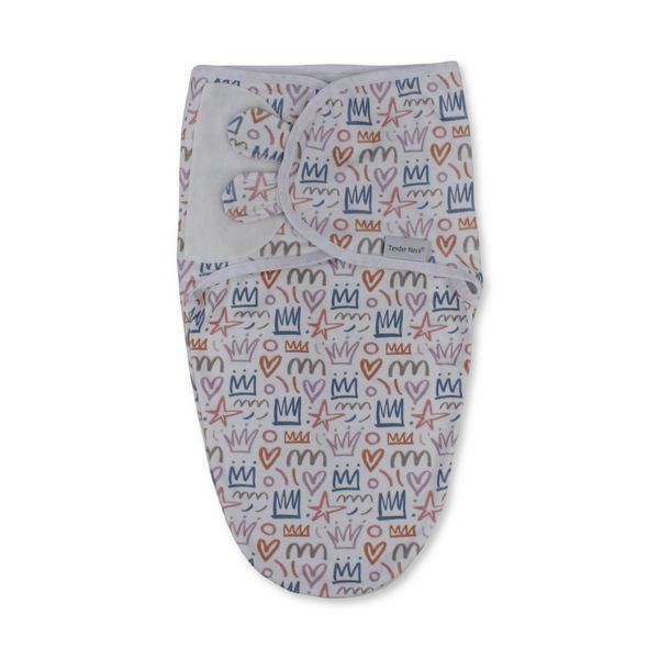 Cotton Baby Swaddle – Royalty Print