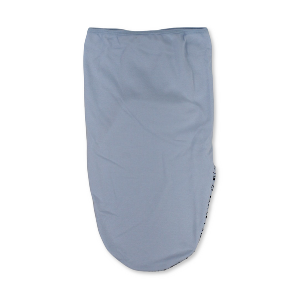Cotton Baby Swaddle – Smiley Blue Design