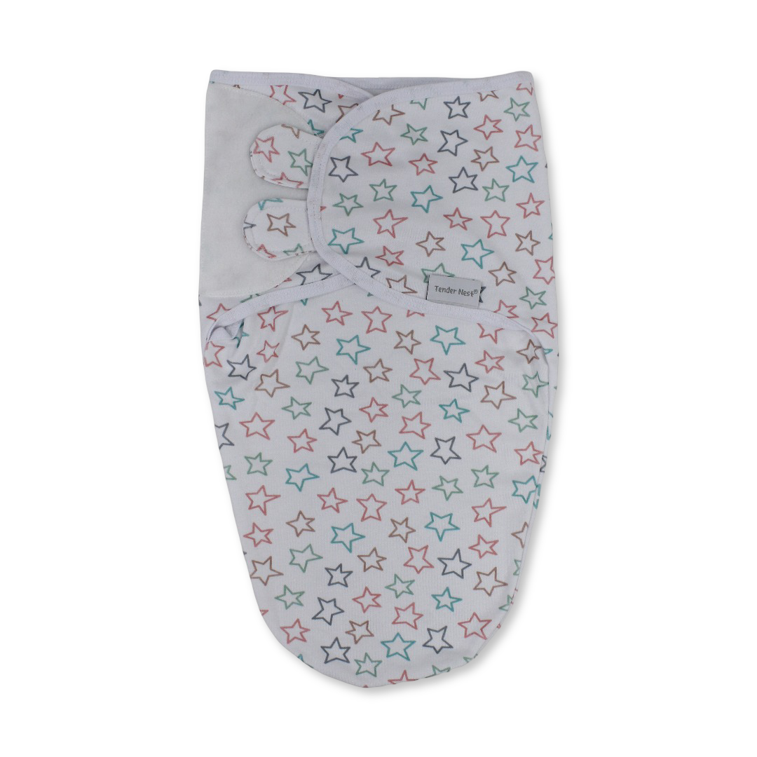 Cotton Baby Swaddle – Stars Print