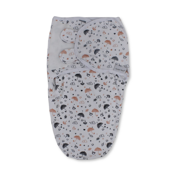 Cotton Baby Swaddle – Umbrella Print