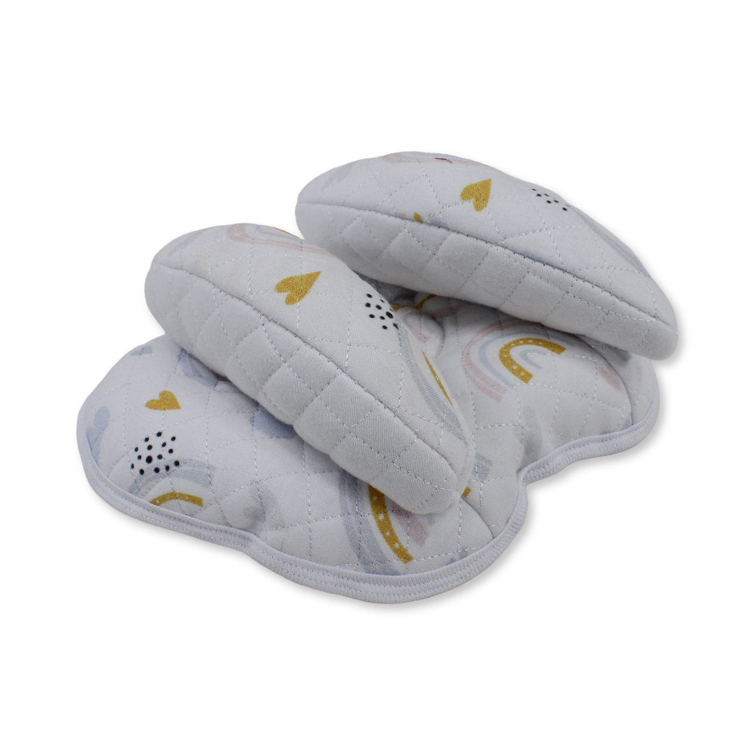 Cotton Baby Head Support Pillow – Rainbow Design