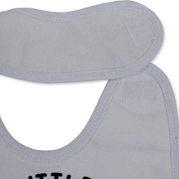 Cotton Baby Bib – Little Hero Cat Design