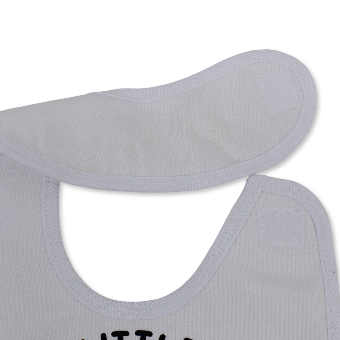 Cotton Baby Bib – Little Hero Lion Design