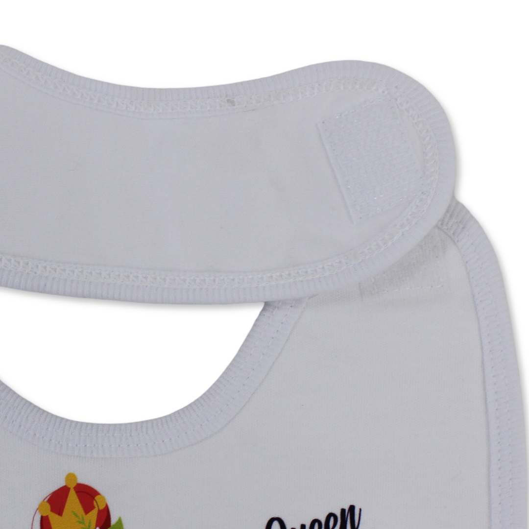 Cotton Baby Bib – Queen Fairy Design