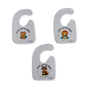 Cotton Baby Bib Set (3 Pieces) – Fox, Bear & Lion Designs
