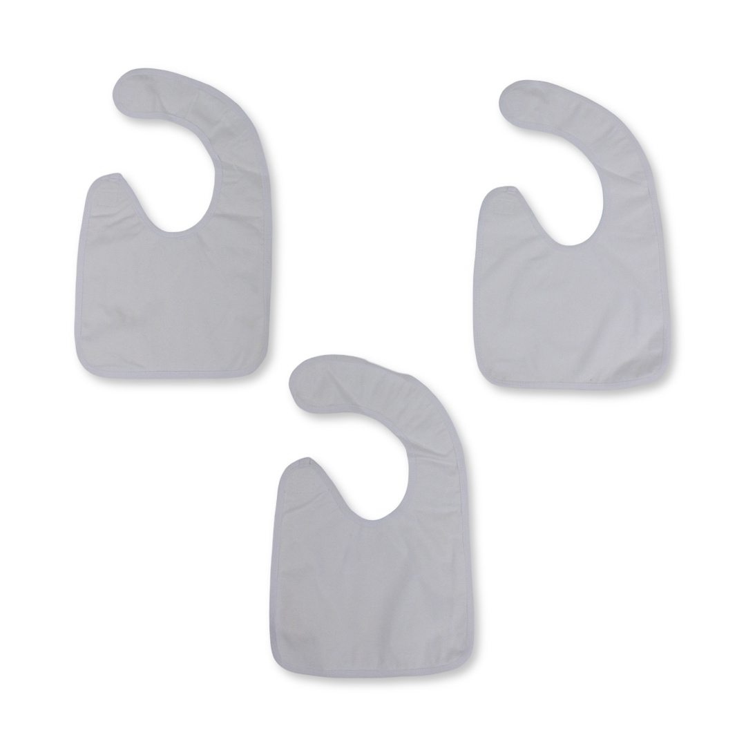 Cotton Baby Bib Set (3 Pieces) – Cat, Dog & Panda Designs