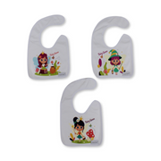 Cotton Baby Bib Set (3 Pieces) – Queen Fairy Designs