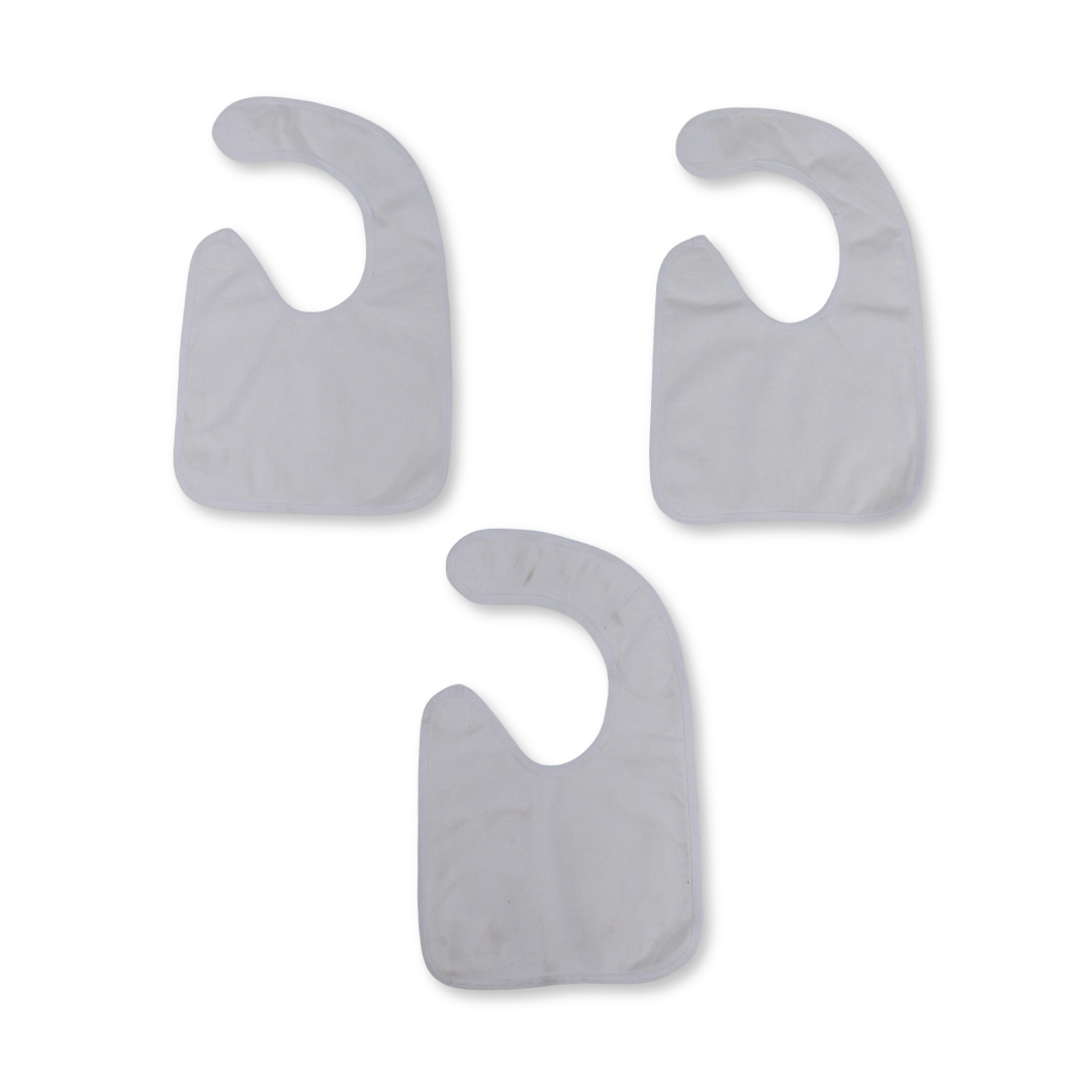 Cotton Baby Bib Set (3 Pieces) – Queen Fairy Designs