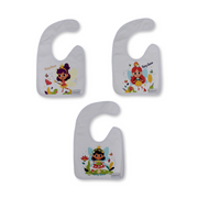 Cotton Baby Bib Set (3 Pieces) – Queen Fairy Designs