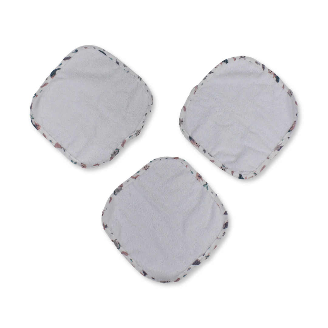 Cotton Baby Hand Towels Set (3 Pieces) – Mermaid Design