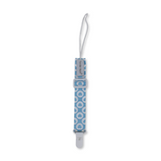 Cotton Soother Clip – Baby Blue Heart Design
