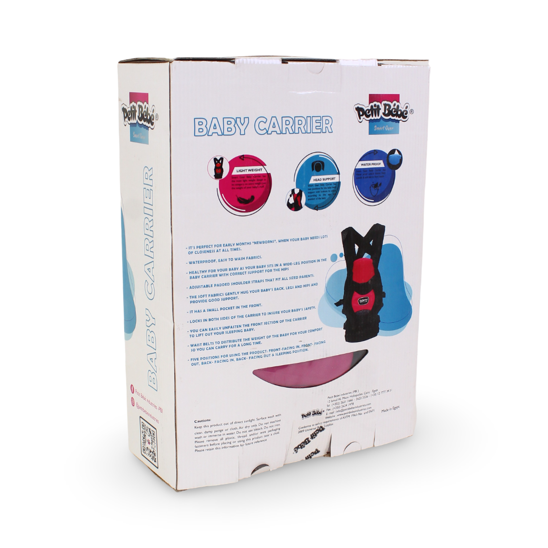 Petit Bebe Smart Gear Baby Carrier – Fuchsia