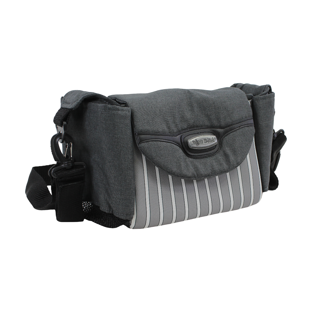 Petit Bebe Formi Stroller Organizer Bag – Striped Print