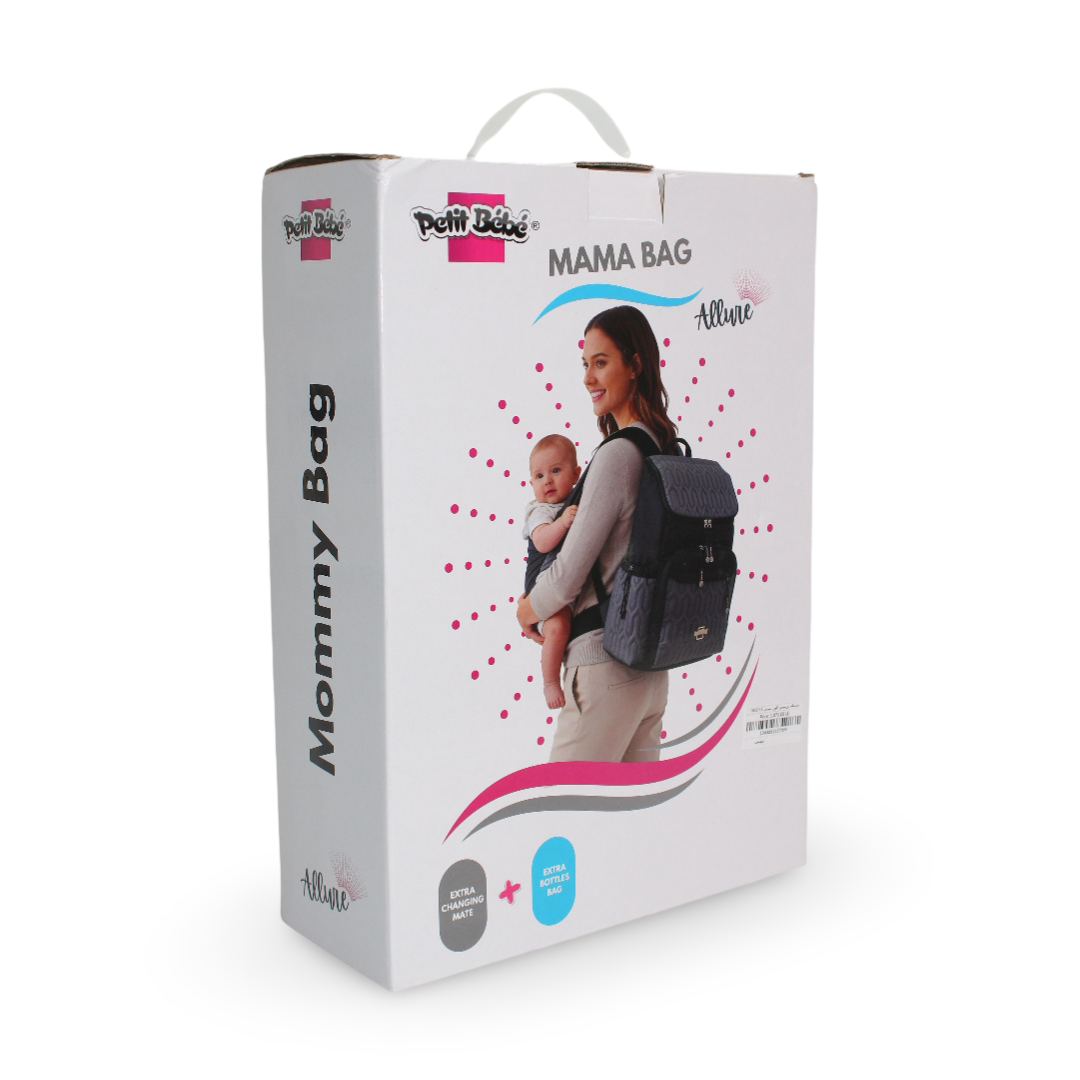 Petit Bebe Baby Diaper Backpack Premium Allure – Burgundy