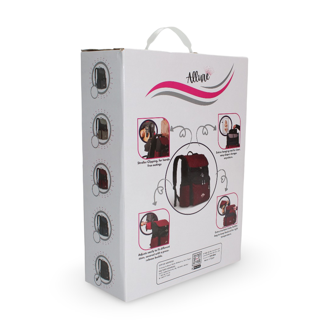 Petit Bebe Baby Diaper Backpack – Black