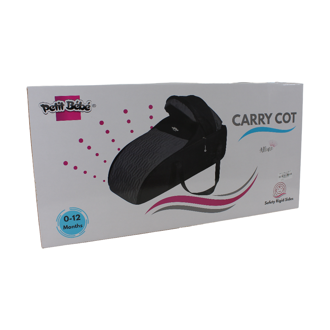 Petit Bebe Carry Cot Allure 0-12m – Grey