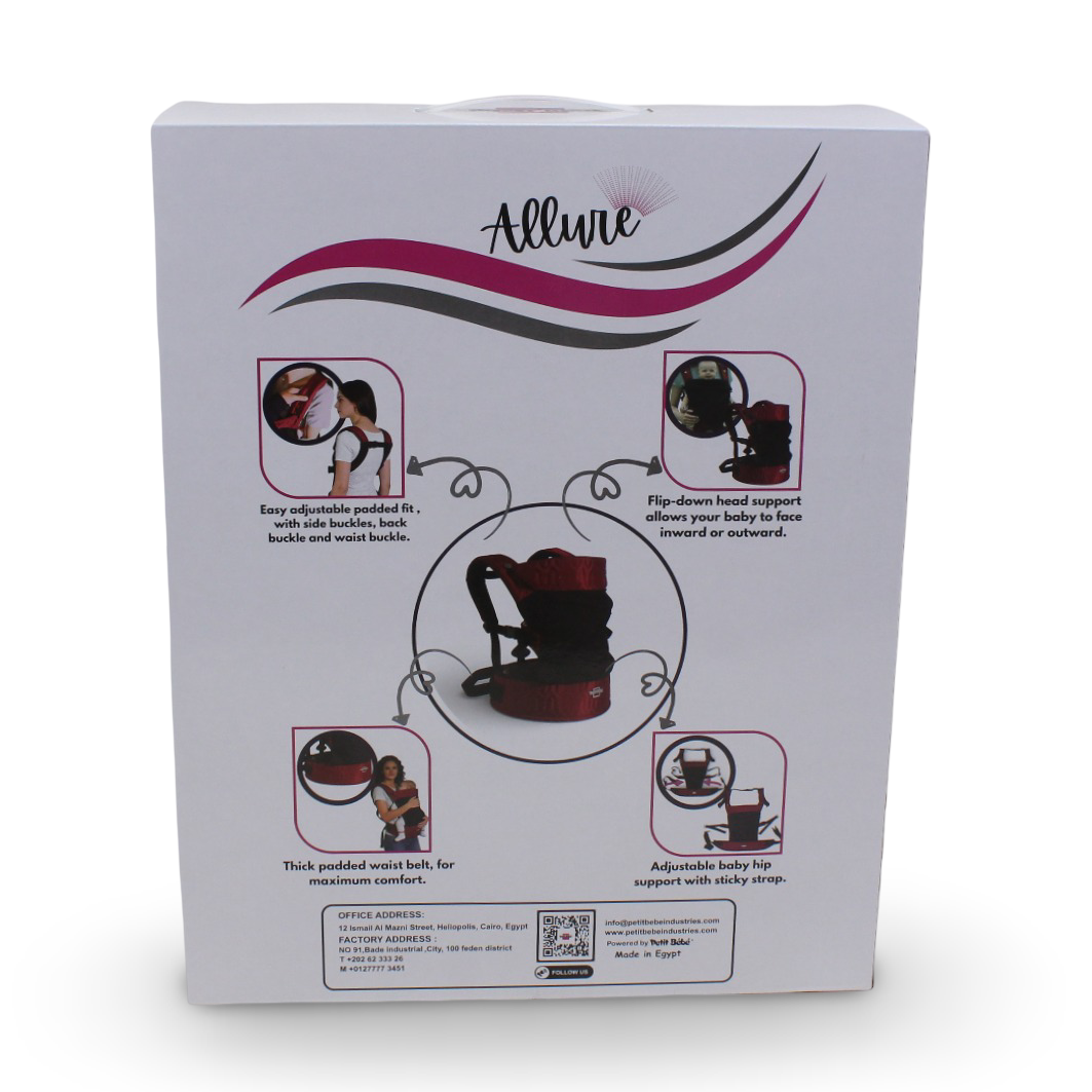 Petit Bebe Allure Baby Carrier – Grey