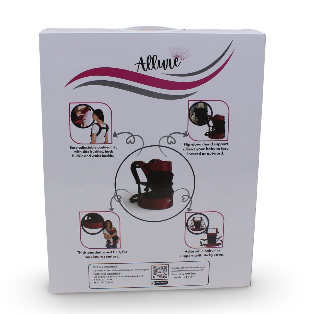 Petit Bebe Allure Baby Carrier – Black