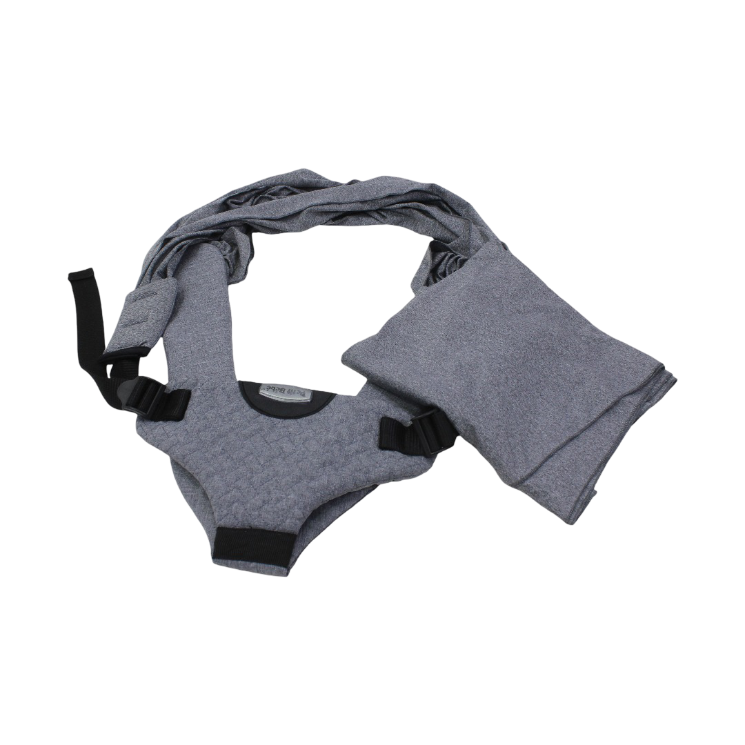 Petit Bebe Baby Carrier Simple Wrap Carrier – Grey