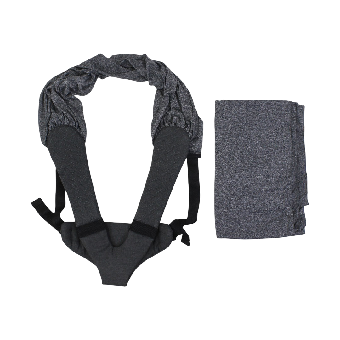 Petit Bebe Baby Carrier Simple Wrap Carrier – Dark Grey