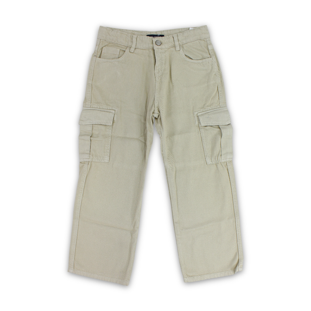 Boys Gabardine Pants – Beige - Clothing - Solang