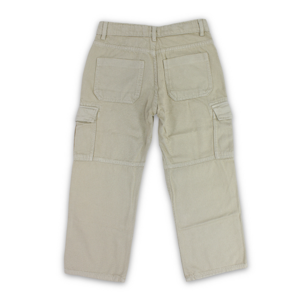 Boys Gabardine Pants – Beige