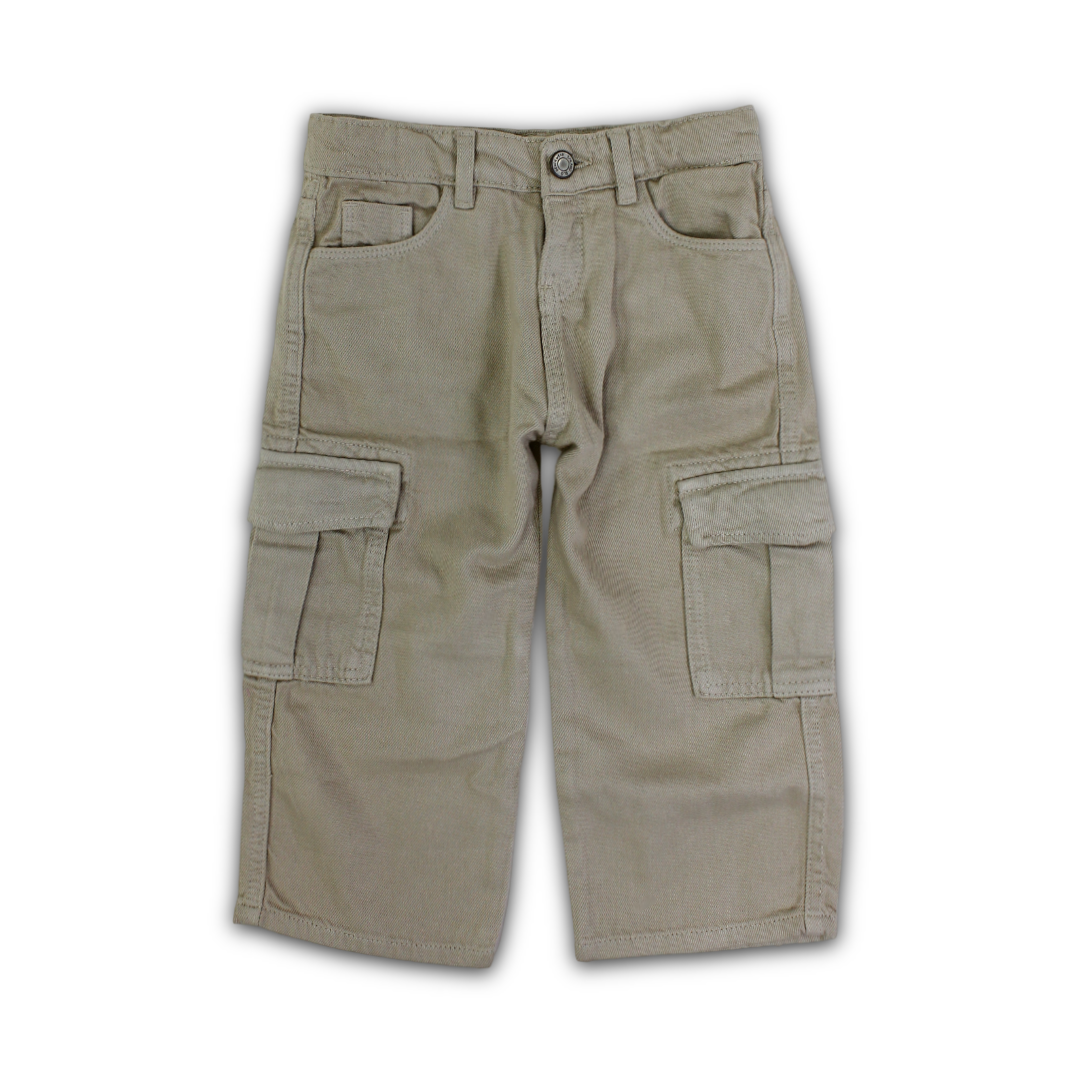 Boys Gabardine Pants – Beige - Clothing - Solang