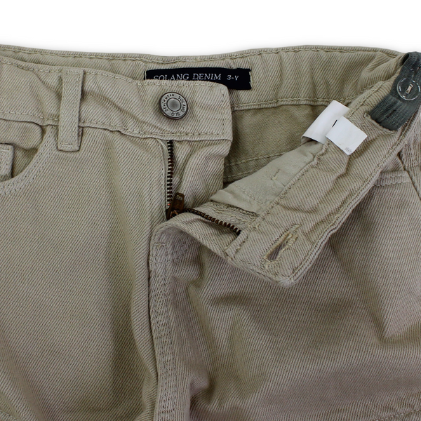 Boys Gabardine Pants – Beige