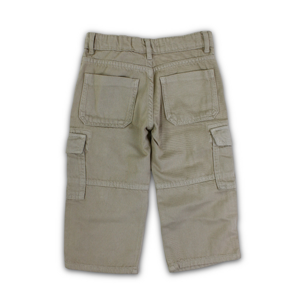 Boys Gabardine Pants – Beige