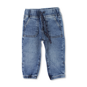 Baby Boys Denim Pants – Blue