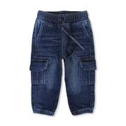 Baby Boys Denim Pants – Dark Blue