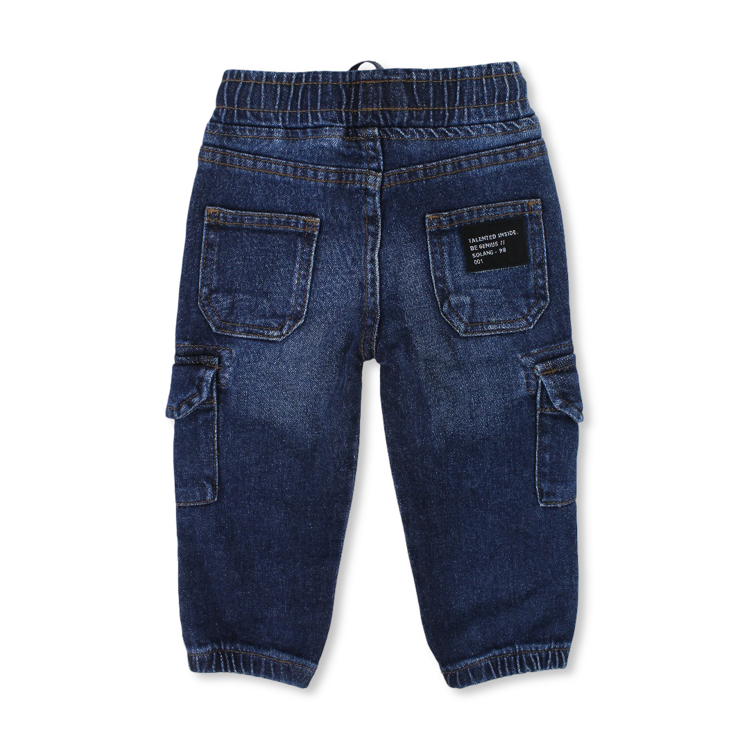 Baby Boys Denim Pants – Dark Blue