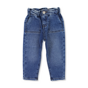 Baby Girls Denim Pants – Blue