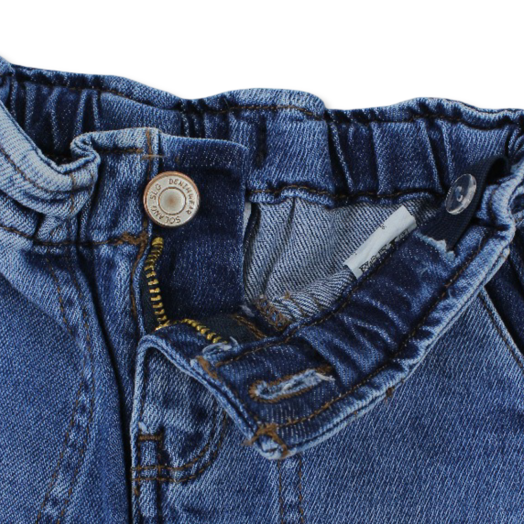 Baby Girls Denim Pants – Blue