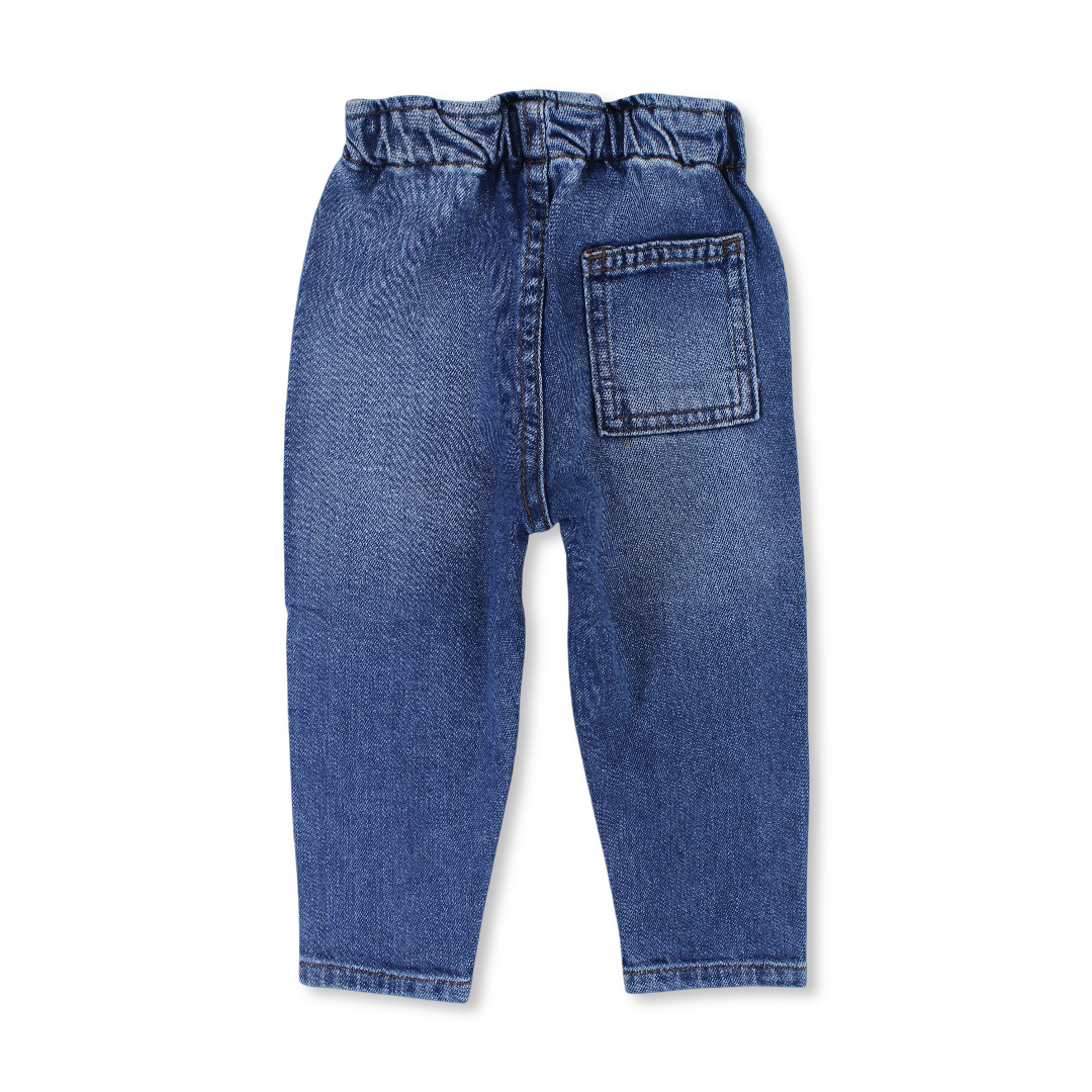 Baby Girls Denim Pants – Blue