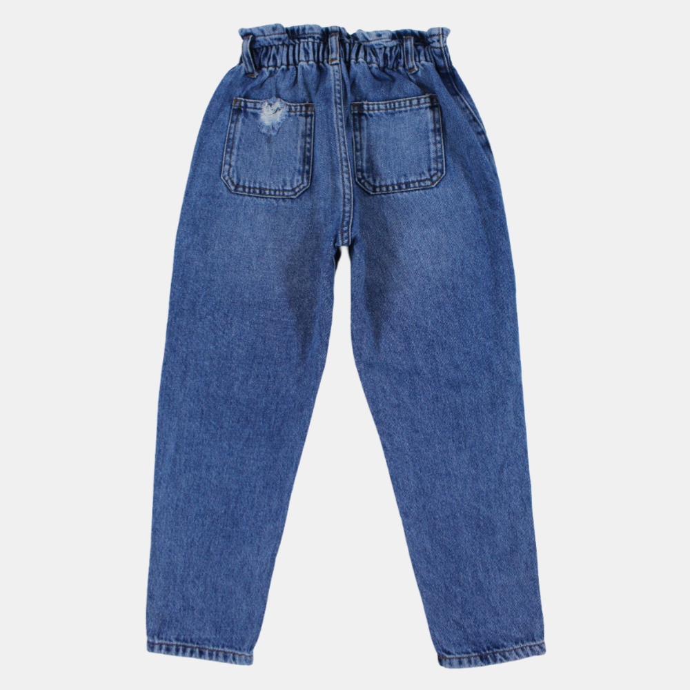 Girls Dark Wash Stretch Jeans