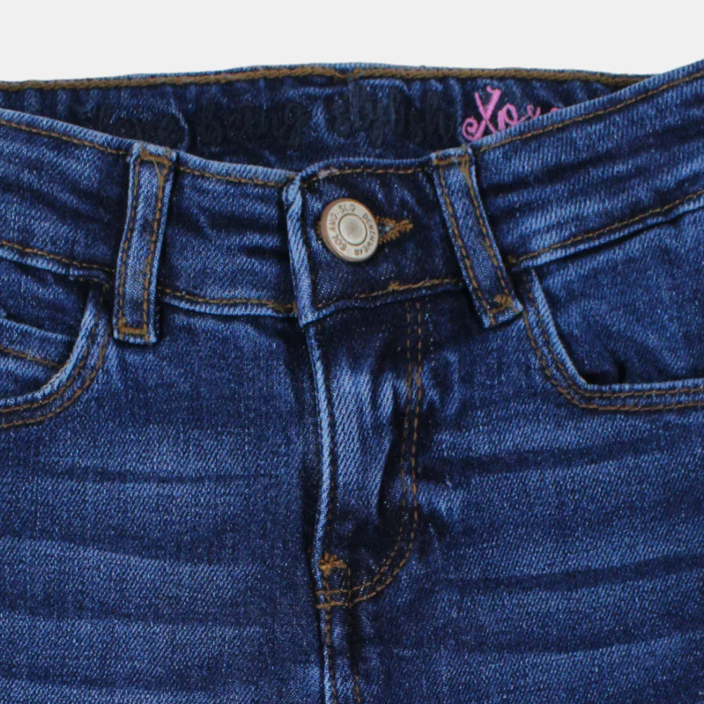 Girls Mid-Rise Jeans