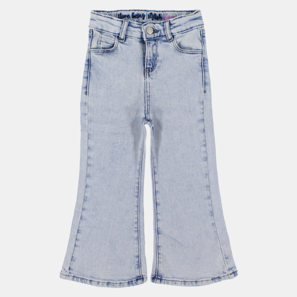 Girls Stretch Denim Jeans – Mid Rise