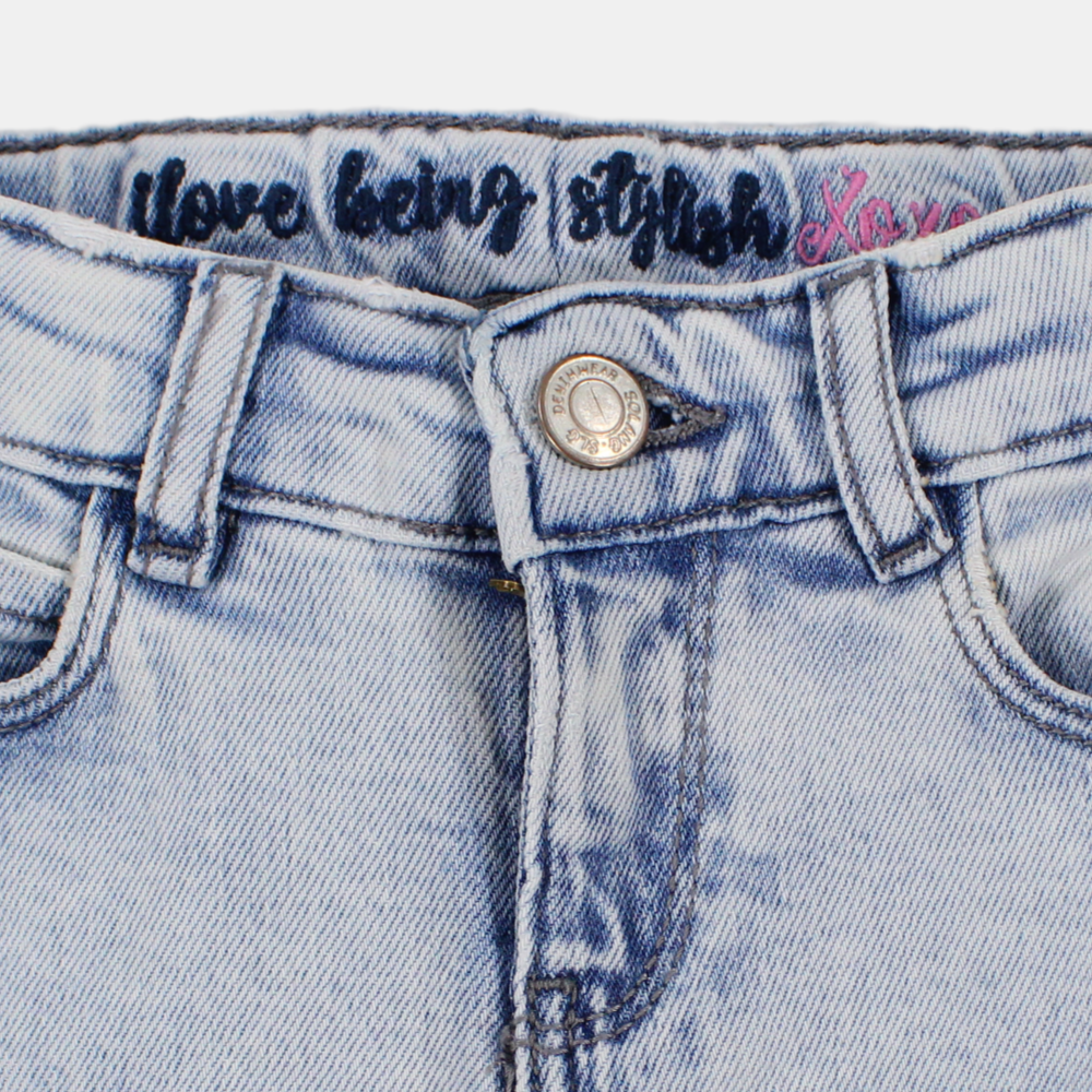 Girls Stretch Denim Jeans – Mid Rise