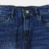 Boys Cargo Jeans – Dark Wash