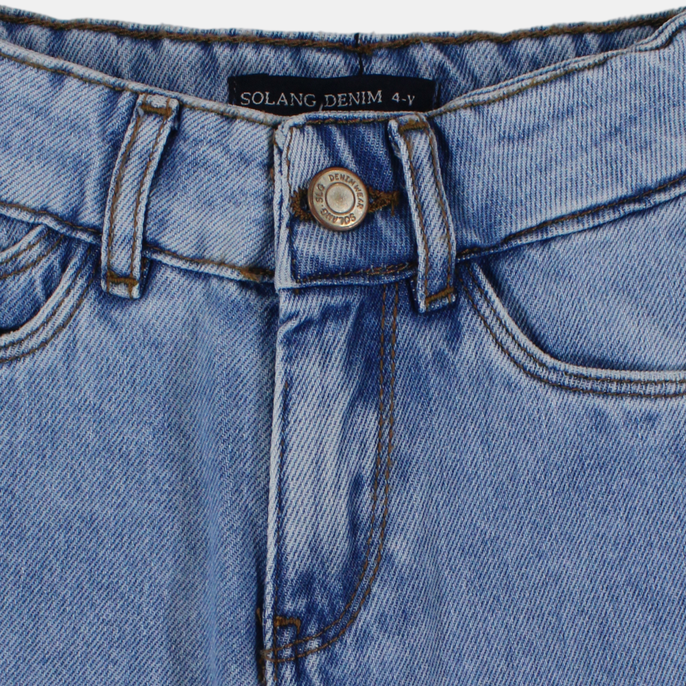 Girls Ripped Jeans – Mid-Rise