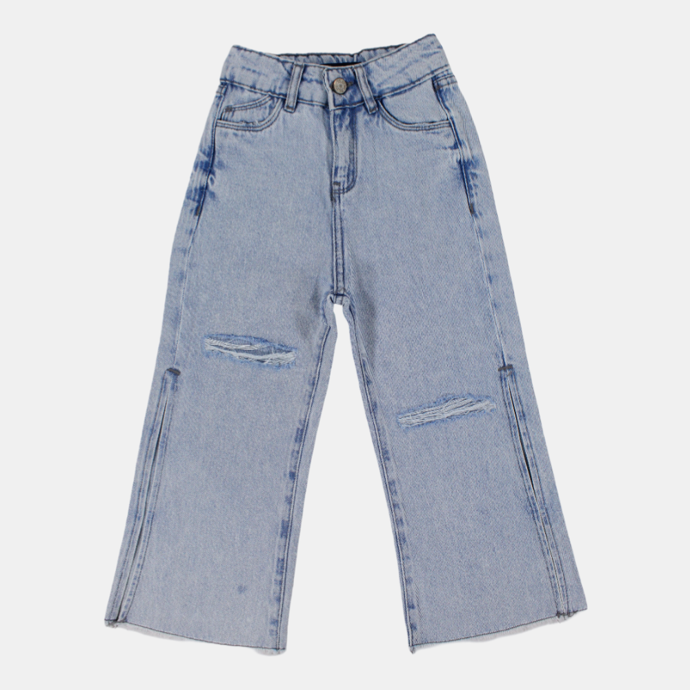 Girls Ripped Jeans – Mid-Rise