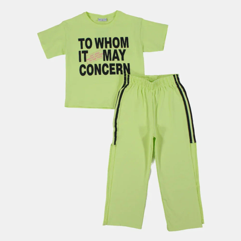 Girls Lemon “To Whom It May Concern” Pajama Set - Clothing - Solang