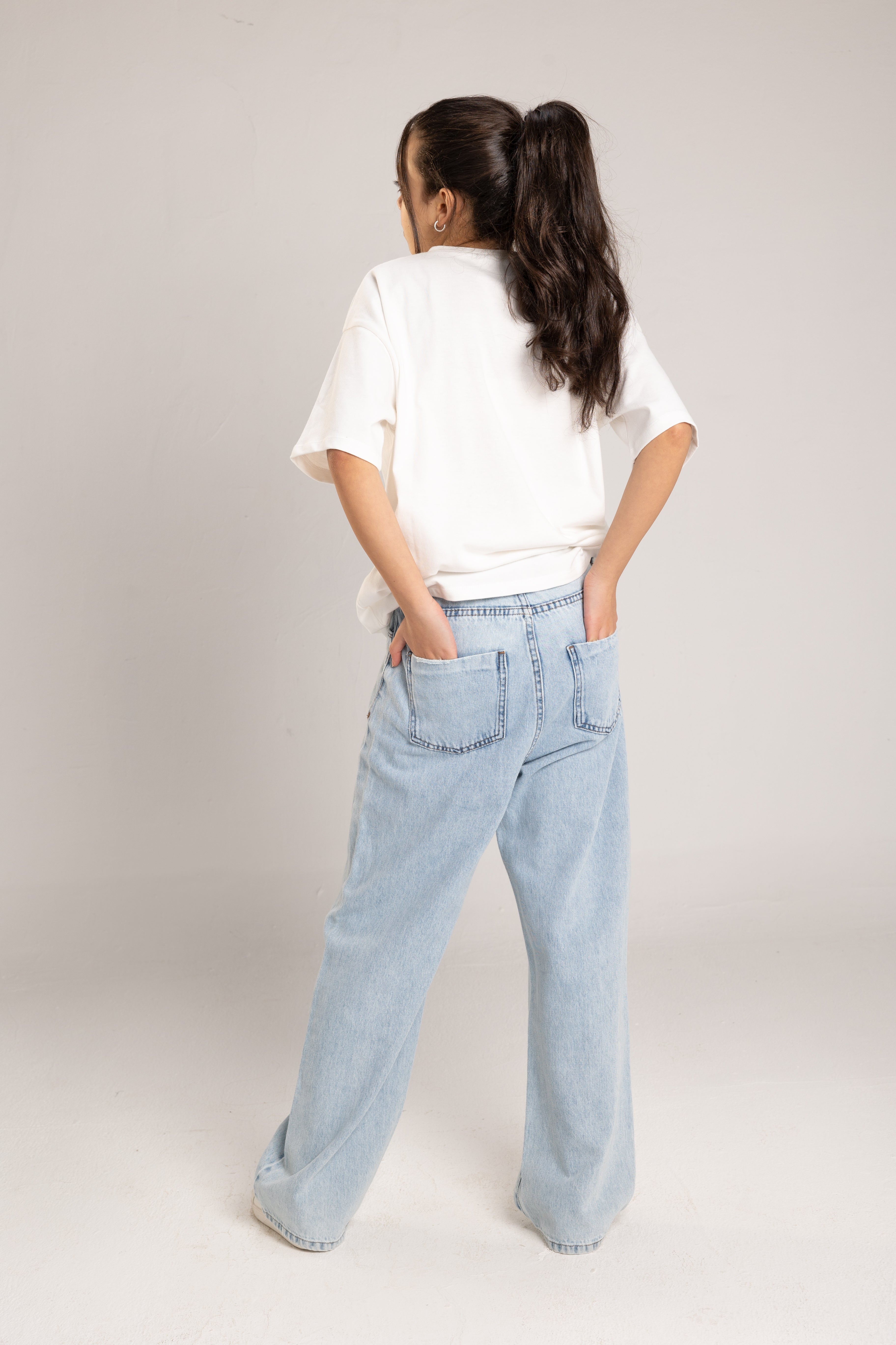 Ripped Wide-Leg Jeans