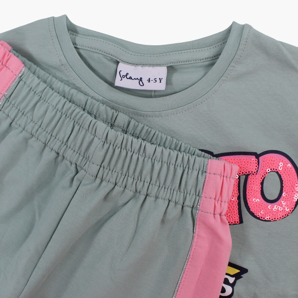 Girls Cotton 2-Piece Outfit Set - Encanto Print