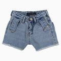 Girls Denim Shorts – Light Wash Jeans