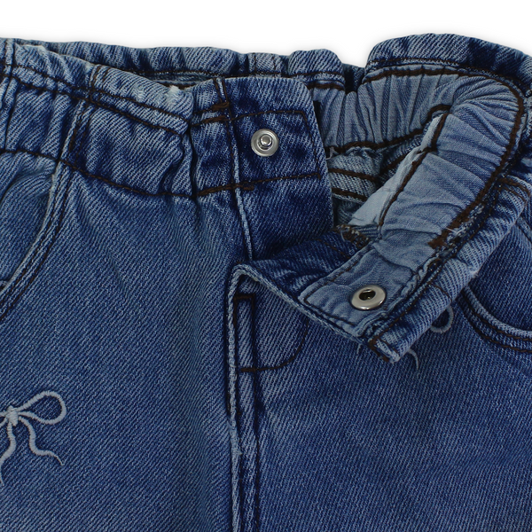 Baby Girls Denim Pants – Blue