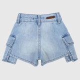 Bluish Jean Shorts