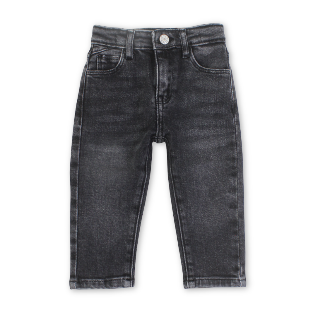 Baby Boys Denim Pants – Dark Grey - Clothing - Solang