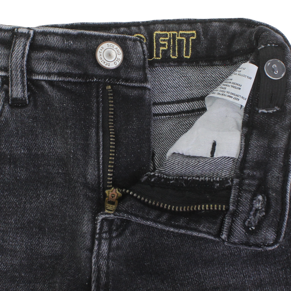 Baby Boys Denim Pants – Dark Grey